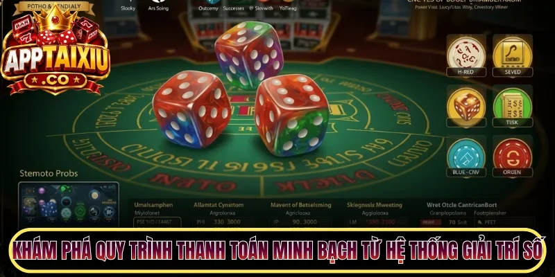 Khám phá quy trình thanh toán minh bạch từ hệ thống giải trí số