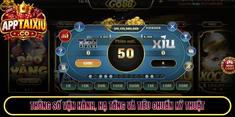 Thông số vận hành, hạ tầng và tiêu chuẩn kỹ thuật